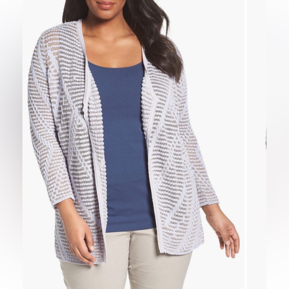 NIC+ZOE Textured Knit Cardigan